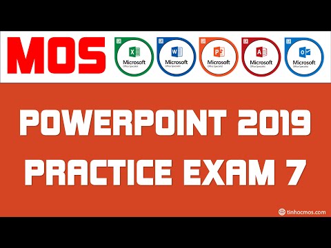 PowerPoint 2019/365 (MO-300) Practice Exam 7