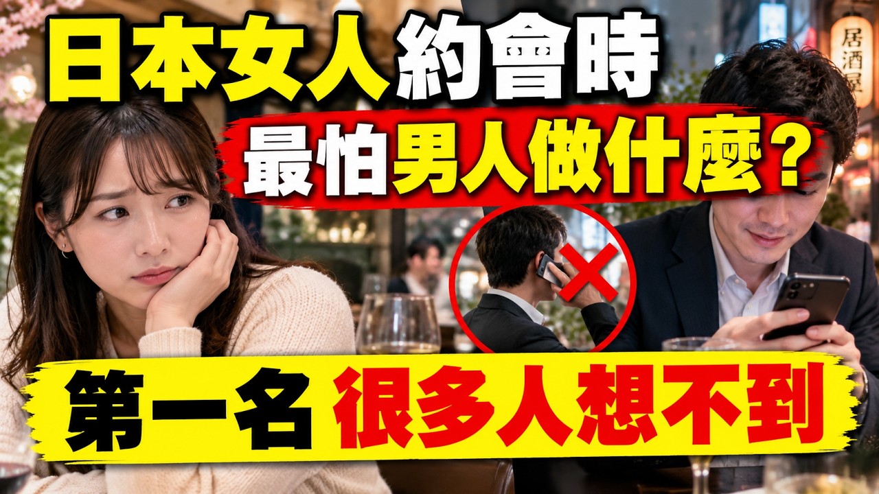 日本女人约会时，在居酒屋最怕男人做什么？第一名很多人想不到