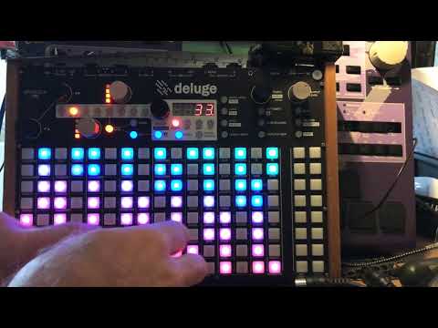 Deluge resample a synth for a kit track - and modulation?