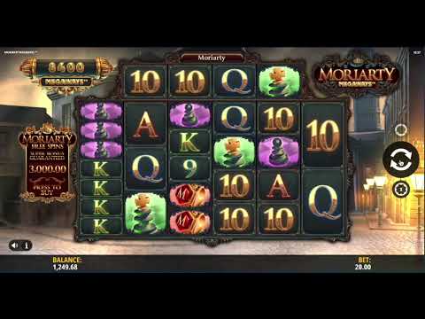 AMAZING BONUSES on Moriarty Megaways Slot Play || Round 76: Double 17, Nothing 59