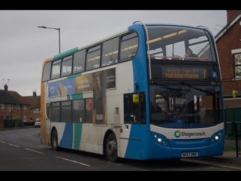 Stagecoach Hull 19211 NK57DWX on a service 2 to Hull Interchange
