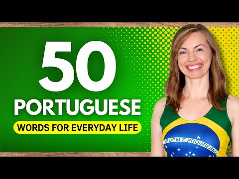 Learn Brazilian Portuguese: 50 Essential Words + 100 Real-Life Examples!
