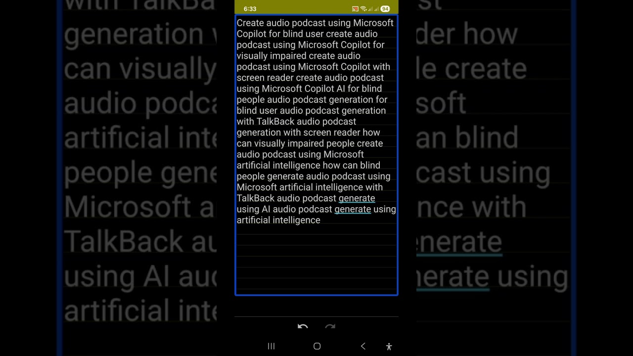 Microsoft AI change process of create audio podcast something new and special AI audio podcast