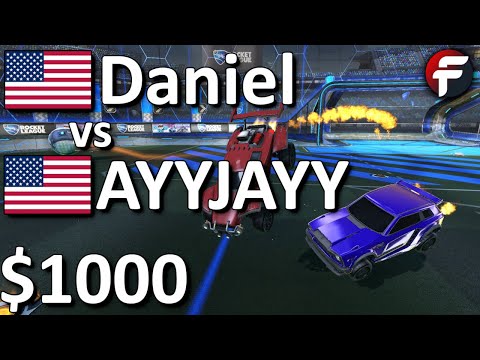 Daniel vs AYYJAYY | $1000 Rocket League 1v1 Showmatch