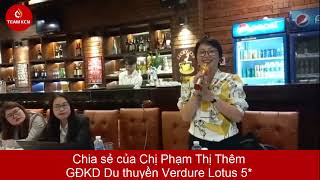 GĐ Phạm Thị Thêm - Du thuyền Verdure Lotus 5* Chia sẻ cảm nhận - Team Khu Công Nghiệp