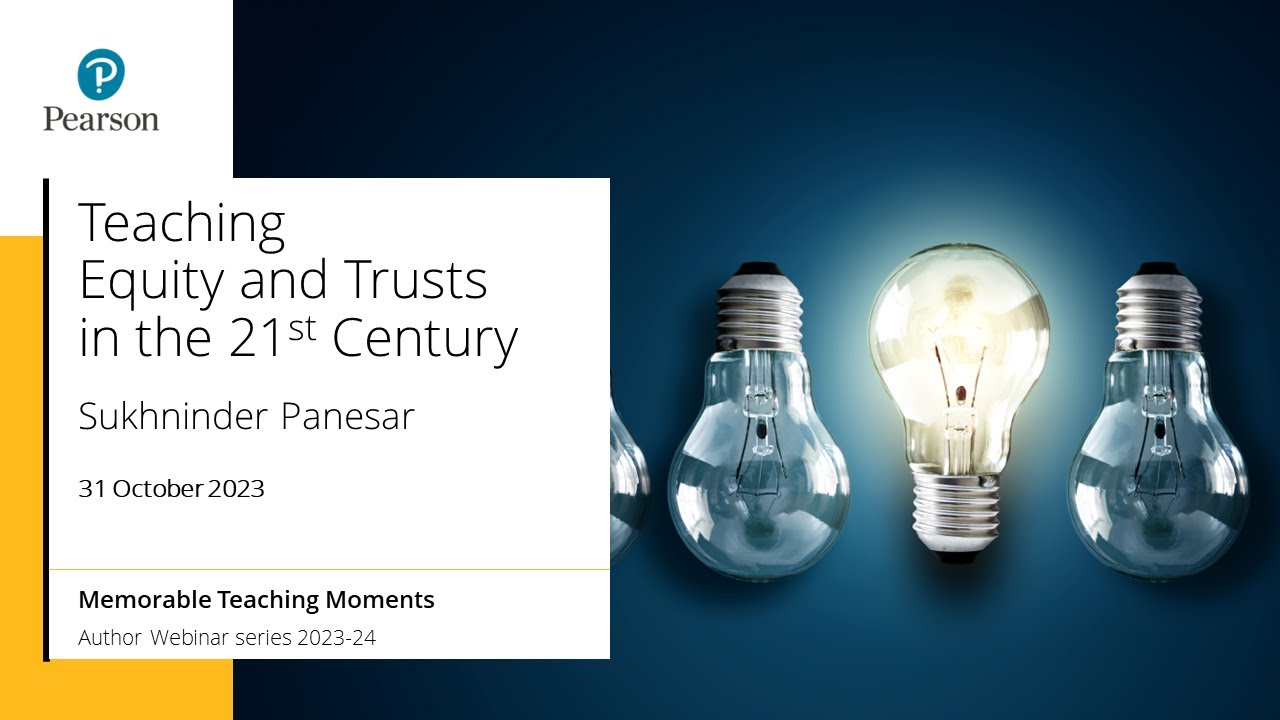 Panesar: Teaching Equity and Trusts in the 21st Century