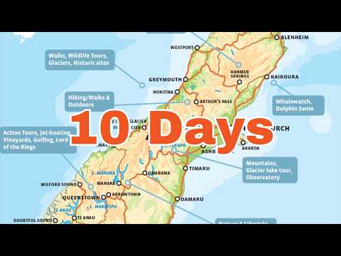 BEST South Island Travel Itinerary in 10 Days