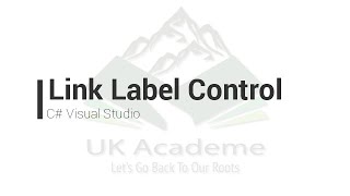 Link Label Control in Visual Studio C#