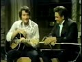 1970 - Neil Diamond on the Johnny Cash show sings "New York boy"