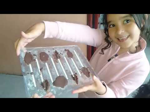 Paletas de chocolate