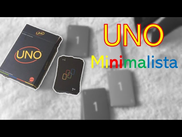 Vídeo relacionado con Mattel Games, Juego de Cartas UNO Minimalista, Juego de Mesa con diseño Minimalista (Mattel GYH69)