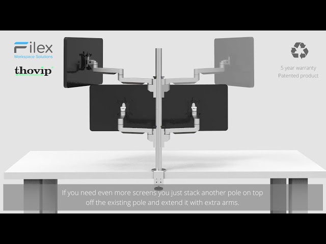 Monitorarmen serie Galaxy 