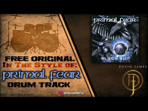 🥁 Primal Fear Style Drum Track - 141 BPM (FREE WAV DOWNLOAD)