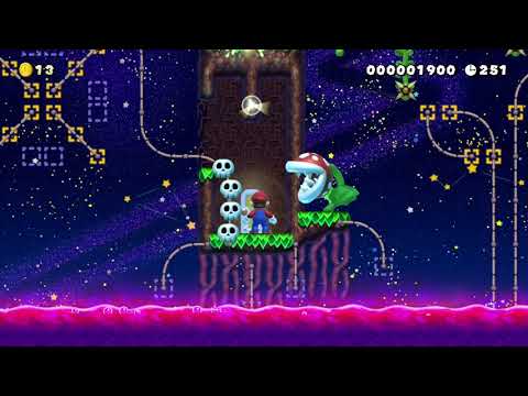 El bosque mágico de tic tac by Lorena 🍄 Super Mario Maker 2 ✹Switch✹ #aom