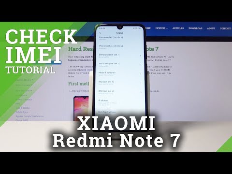 How to Read Serial Number in XIAOMI Redmi Note 7 – Locate IMEI Number