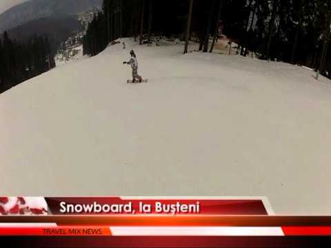 Snowboard, la Buşteni