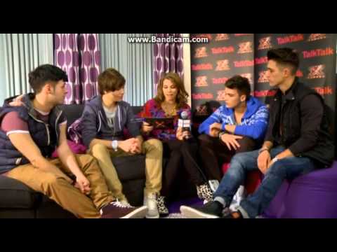 Union J - The x factor 2012 - Interview - TalkTalk
