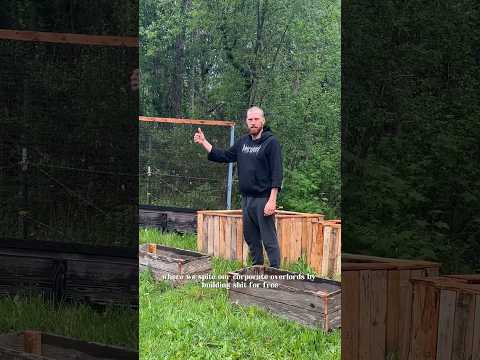 My potato box is better then yo mamas #dirtbag #garden #build