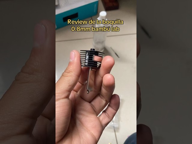 Vídeo relacionado con Kit Hotend actualizado para impresora 3D Bambu Lab X1/X1C, con bloque térmico de cobre chapado, disipador térmico de titanio, kit de boquilla de acero endurecido de 0,4 mm y bloque calefactor, Hotend