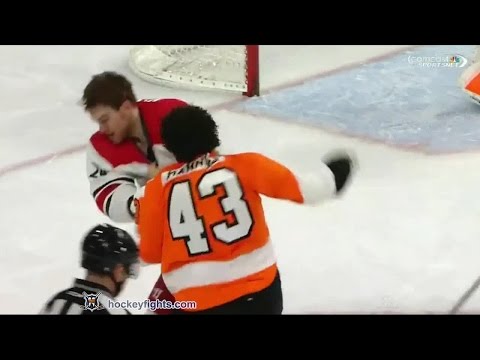 Brad Malone vs Brandon Manning Apr 9, 2015