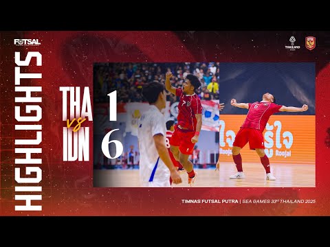FINAL | Thailand VS Indonesia | Highlights | SEA GAMES 2025 - Men's National Futsal Team