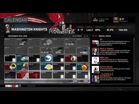 NBA 2k16 My League- Rebuilding The Hawks