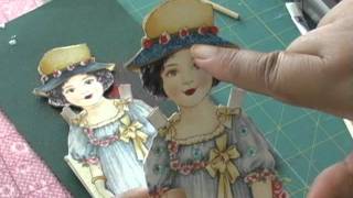 fabric cards - how to make cards with paper and fabric