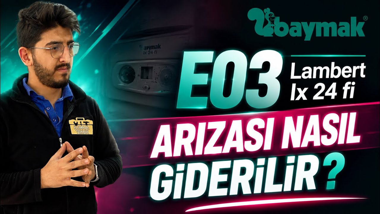 Baymak kombi iç parçaları ve limit termostat sensörü yeri