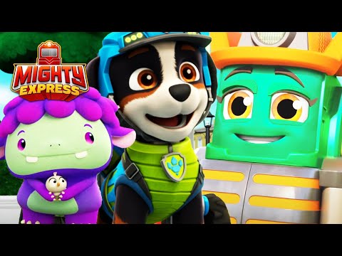 Animal Rescues! Mighty Express Trains + Paw Patrol + Abby Hatcher #16 - Mighty Express Official