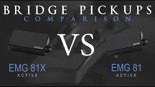 Video thumbnail for EMG 81X vs EMG 81 - Active Bridge Pickup Guitar Comparison / Demo by Mike Stamper