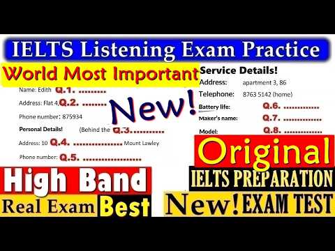 IELTS LISTENING PRACTICE TEST 2025 WITH ANSWERS | 05.10.2025