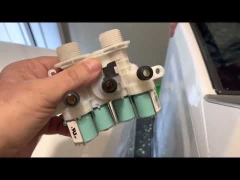 How to replace washer inlet valve