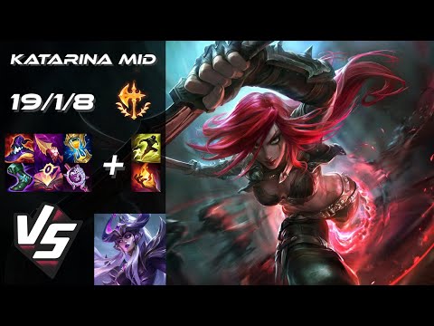 MID Katarina vs Syndra - EU Grandmaster Patch 25.21