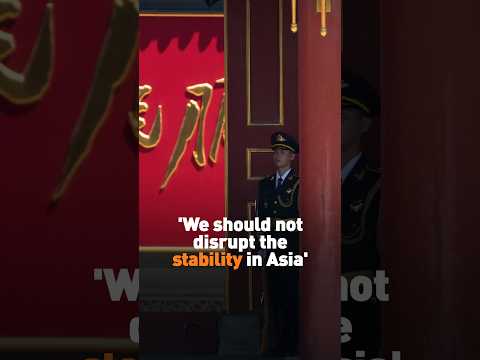 “We should not disrupt the stability in Asia”