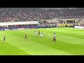 Goal Bennacer 1-0 Milan-Napoli champions league quarti di finale da San Siro