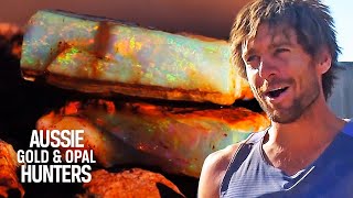 Newcomers Shocked To Score $116,000 Worth Of Opal In Their First Week | Outback Opal Hunters