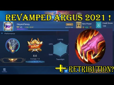 REVAMPED ARGUS OP | NEW META?? | HYPER ARGUS RANKED MYTHIC 2 | MLBB