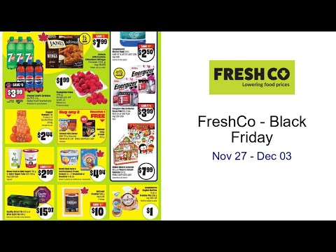 FreshCo - Black Friday  Nov 27 - Dec 03