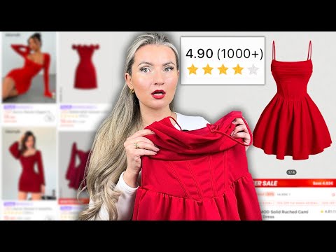 TESTING SHEIN BEST RATED RED DRESSES *valentine's day dresses try on haul*