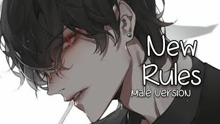 Download lagu Nightcore - New Rules - (Dua Lipa) (male version) (Lyrics) mp3