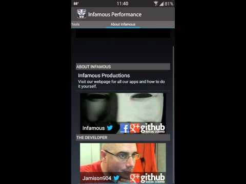 Infamous Performance Video