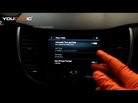 2015-2023 Chevrolet Trax – How to Set the Time on the Car Stereo