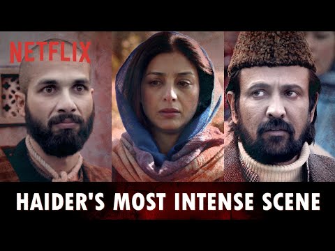 Shahid Kapoor Finds Out About Tabu's Secret 😱 | Haider