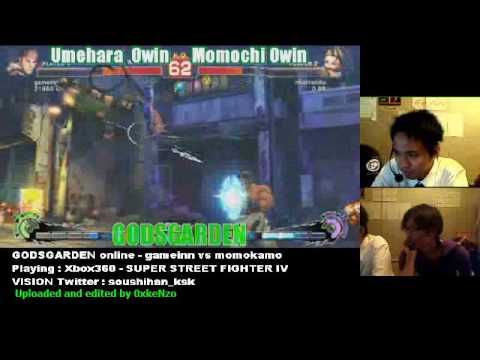 Super Street Fighter 4 GodsGarden Daigo (Ryu) vs Momochi (Ibuki) 28/06/2010 Part 1