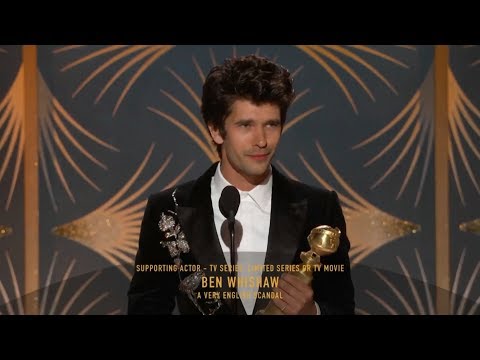 [HD] Ben Whishaw Wins Best TV Supporting Actor | 2019 Golden Globes