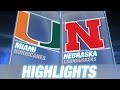Miami vs. Nebraska | 2014 ACC Football.