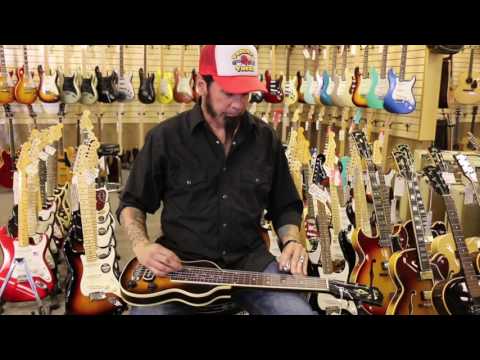 Hexx Henderson playing a Gibson EH-150 Charlie Christian Lap Steel