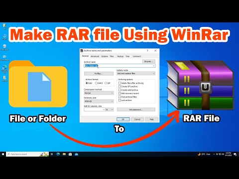 How to Make RAR file Using WinRar | How to Convert File or Folder To RAR - 2025