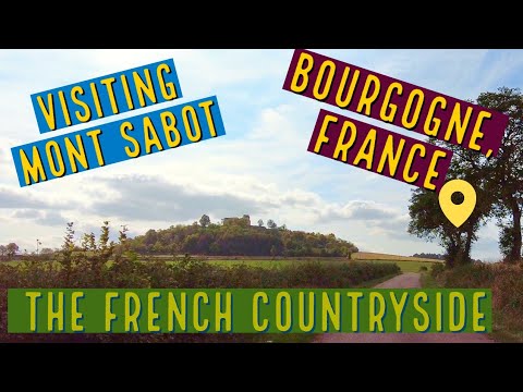 Caminhando até MONT SABOT - BORGONHA, FRANÇA | explorando o interior da França, Borgonha | 4K
