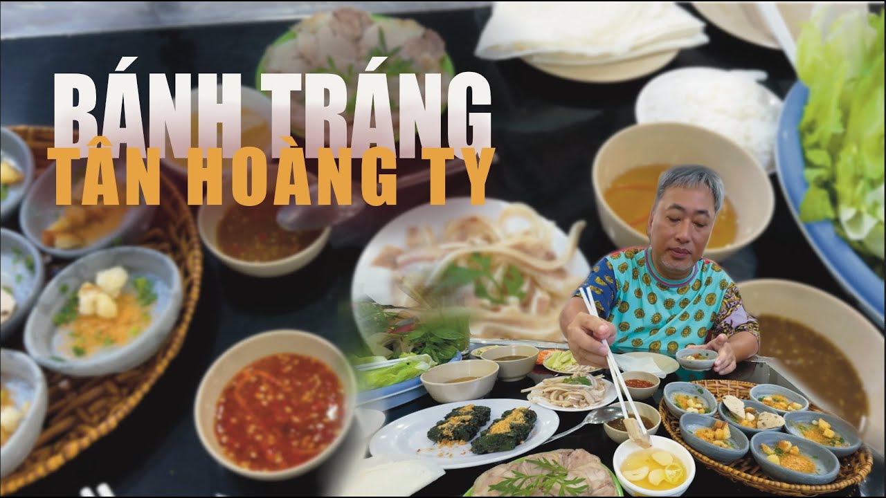 Banh Trang Trang Bang in Saigon with Nguyen Quang Dung